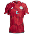 Juan Cuadrado Colombia National Team adidas 2022/23 Away Authentic Player Jersey - Red