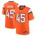 Nate Adkins Denver Broncos Nike Team Game Jersey -  Orange