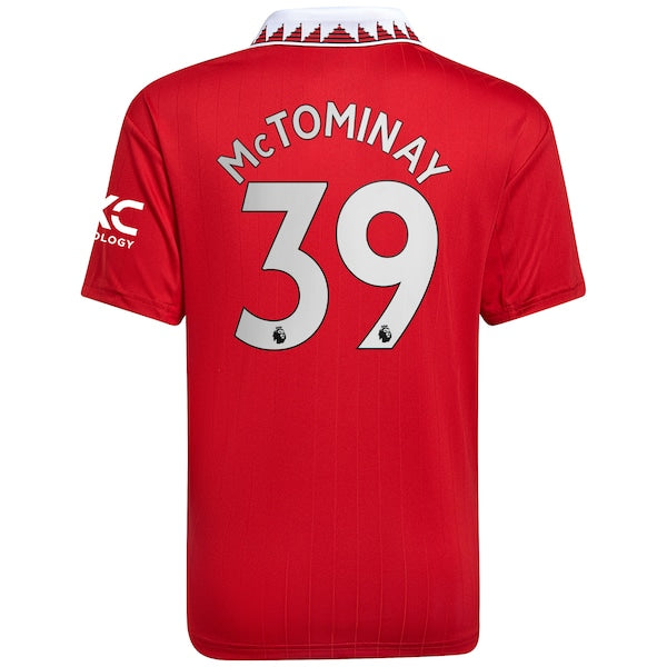 Scott McTominay Manchester United adidas Youth 2022/23 Home Replica Player Jersey - Red