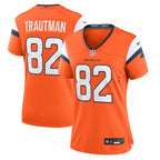 Adam Trautman Denver Broncos Nike Women's Team Game Jersey -  Orange