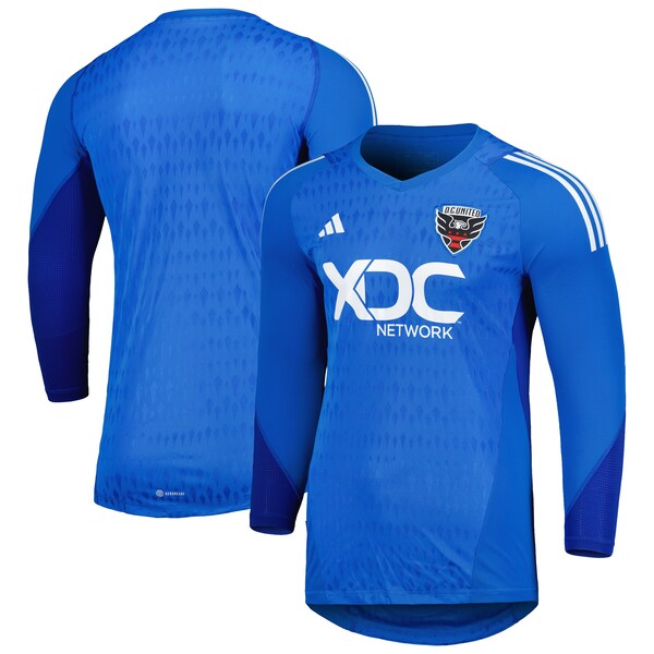 D.C. United adidas 2024 Goalkeeper Long Sleeve Replica Jersey - Blue
