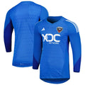 D.C. United adidas 2024 Goalkeeper Long Sleeve Replica Jersey - Blue