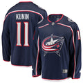 Luke Kunin Columbus Blue Jackets  Home Breakaway Jersey - Navy