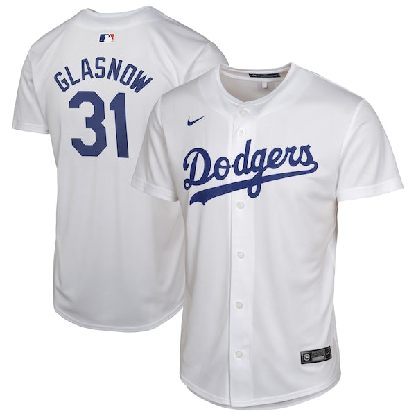 Tyler Glasnow Los Angeles Dodgers Nike Youth Home Player Game Jersey - White