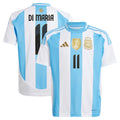 Angel Di Maria Argentina National Team adidas Youth 2024 Home Replica Jersey - White