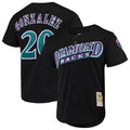 Luis Gonzalez Arizona Diamondbacks Cooperstown Collection Mesh Batting Practice Button-Up Jersey - Black