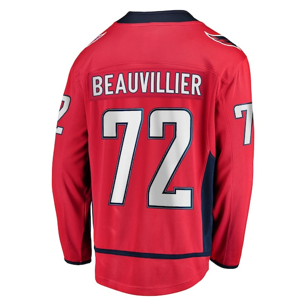 Anthony Beauvillier Washington Capitals  Home Breakaway Jersey - Red