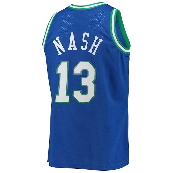 Steve Nash Dallas Mavericks 1998/99 Hardwood Classics Swingman Jersey - Blue