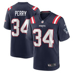Mark Perry New England Patriots Nike Team Game Jersey -  Navy
