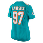 Rashard Lawrence Miami Dolphins Nike Women's Team Game Jersey -  Aqua