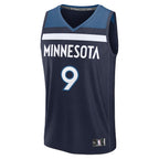 Nickeil Alexander-Walker Minnesota Timberwolves  Fast Break Replica Player Jersey - Icon Edition - Navy