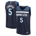 Anthony Edwards Minnesota Timberwolves  Fast Break Replica Player Jersey - Icon Edition - Navy