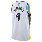 T.J. McConnell Indiana Pacers Nike City Edition Swingman Jersey 2024 - White