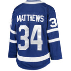 Auston Matthews Toronto Maple Leafs Youth Home Premier Player Jersey - Blue/Black