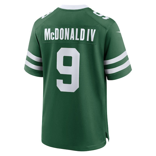 Will McDonald IV New York Jets Nike Team Game Jersey - Legacy Green/Black
