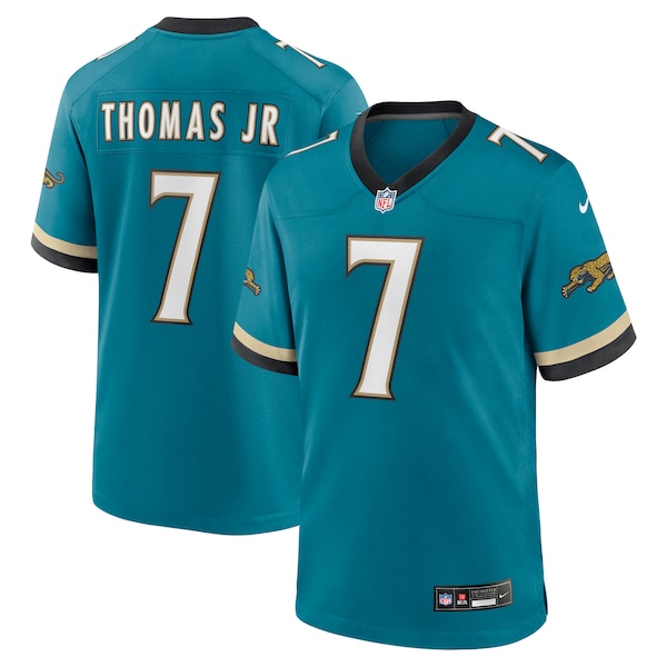 Brian Thomas Jr. Jacksonville Jaguars Nike Prowler Throwback Player Game Jersey - Teal