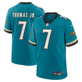 Brian Thomas Jr. Jacksonville Jaguars Nike Prowler Throwback Player Game Jersey - Teal