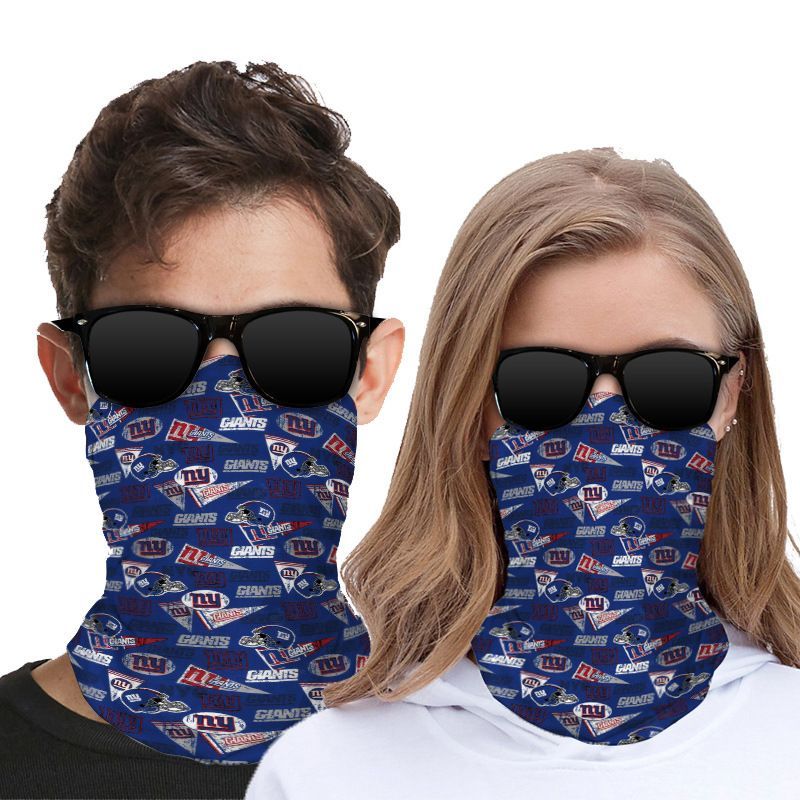 NEW YORK GIANTS FACE MASK BANDANAS