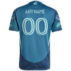 Seattle Sounders FC adidas 2025 The Salish Sea Kit Authentic Custom Jersey - Blue