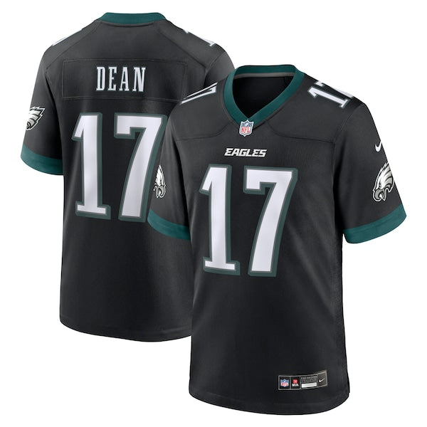 Nakobe Dean Philadelphia Eagles Nike Alternate Game Jersey - Black/Green