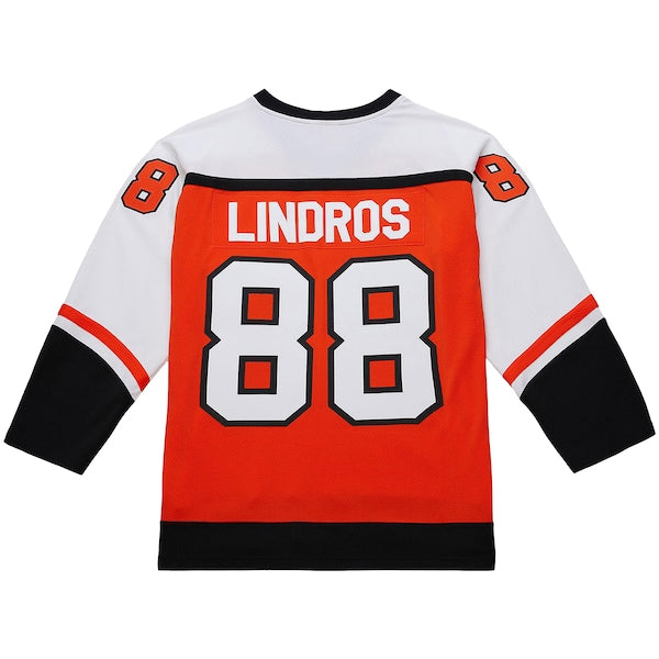 Eric Lindros Philadelphia Flyers  Big & Tall 1996-97 Blue Line 2.0 Jersey - Orange