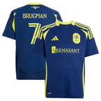 Gastón Brugman Nashville SC adidas Youth 2025 The Heart of Nashville Kit Replica Player Jersey - Navy