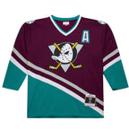 Teemu Selanne Anaheim Ducks 1996-97 Power Play Jersey - Purple/White