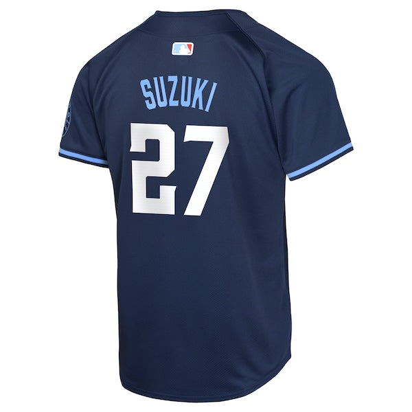 Seiya Suzuki Chicago Cubs Nike Youth City Connect Limited Player Jersey - Navy