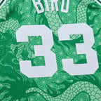 Larry Bird Boston Celtics 1985/86 Hardwood Classics Asian Heritage 6.0 Swingman Throwback Player Jersey - Kelly Green