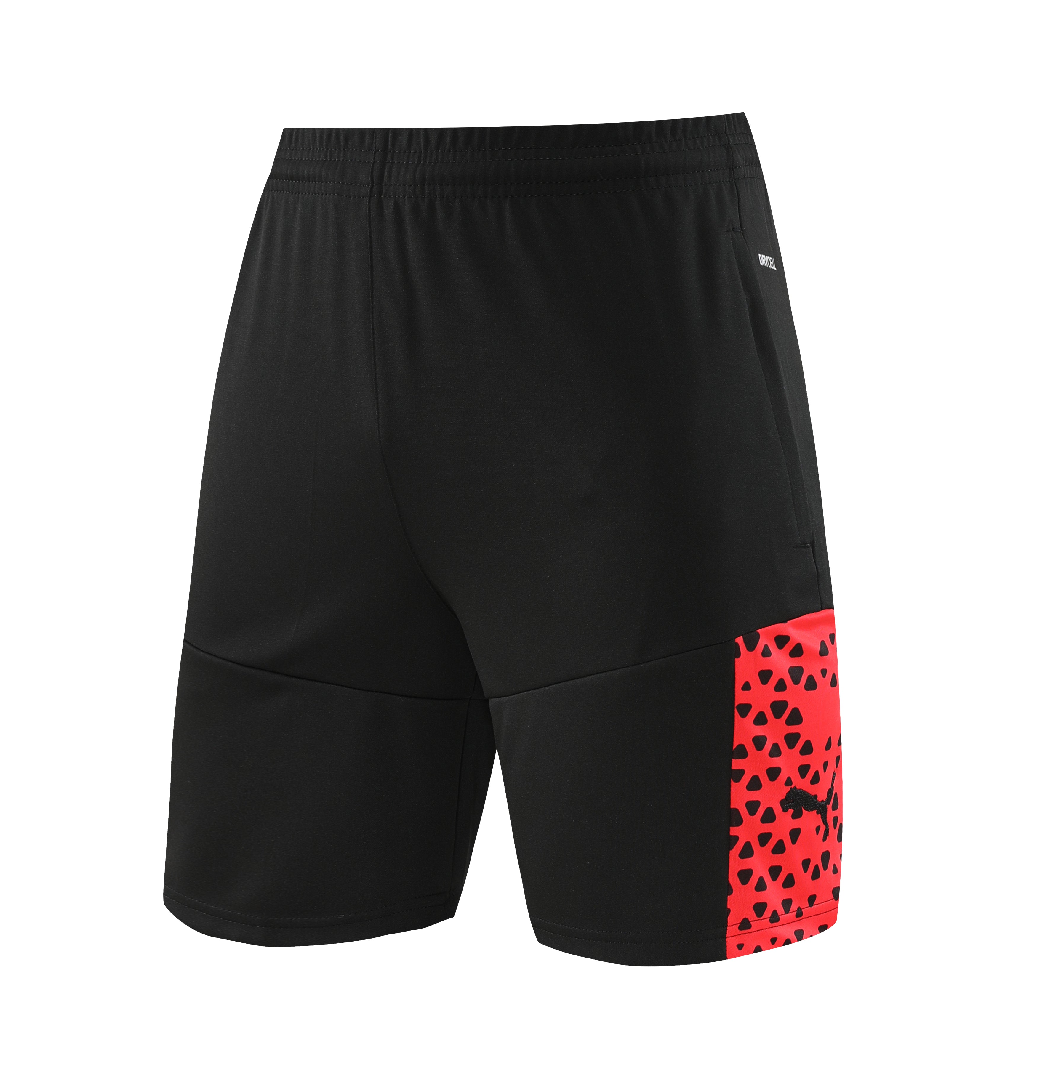 Puma Short Sleeve Training Jersey Set-PD02- Red/Black