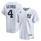 Lou Gehrig New York Yankees Nike Throwback Cooperstown Collection Limited Jersey - White