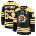 Brad Marchand Boston Bruins  Home Premium Jersey - Black/White