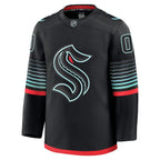 Seattle Kraken  Alternate Premium Custom Jersey - Black/Navy/White