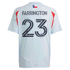 Logan Farrington FC Dallas adidas Youth 2025 The Inferno Kit Replica Player Jersey - Light Blue