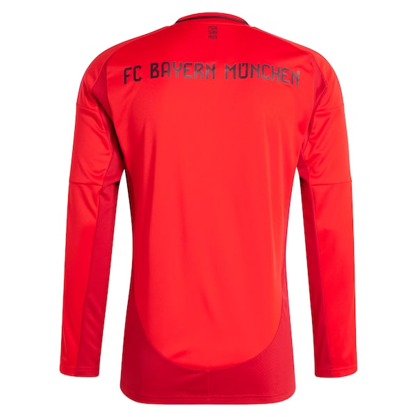 Bayern Munich adidas 2024/25 Home Replica Long Sleeve Blank Jersey - Red