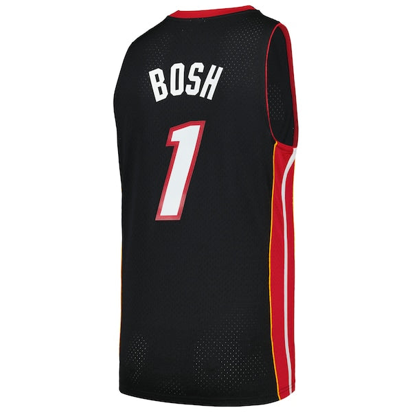 Chris Bosh Miami Heat  2012/13 Hardwood Classics Swingman Jersey - Black