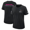 Houston Texans Nike Women's 2025 NFL Crucial Catch Tri-Blend Dri-FIT T-Shirt - Black