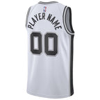 San Antonio Spurs Nike 2020/21 Swingman Custom Jersey - Association Edition - White