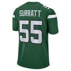 Chazz Surratt New York Jets Nike Game Player Jersey - Gotham Green