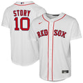 Trevor Story Boston Red Sox Nike Youth Home Replica Player Jersey - White