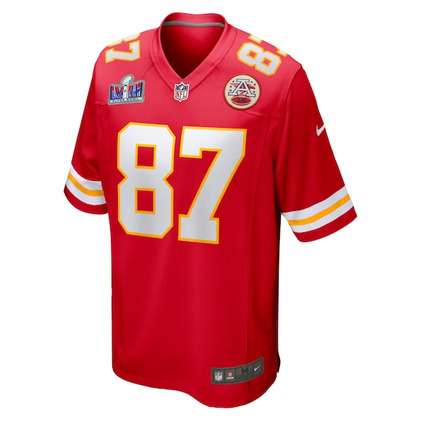 Travis Kelce Kansas City Chiefs Nike Super Bowl LVIII Game Jersey - Red
