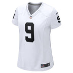 Tyree Wilson Las Vegas Raiders Nike Women's  Game Jersey -  White/Black
