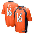 Wil Lutz Denver Broncos Nike  Game Jersey -  Orange
