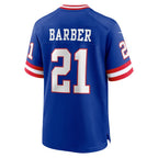 Tiki Barber New York Giants Nike Classic Retired Player Game Jersey - Royal
