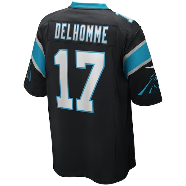 Jake Delhomme Carolina Panthers Nike Game Retired Player Jersey - Black/Light Blue