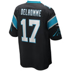 Jake Delhomme Carolina Panthers Nike Game Retired Player Jersey - Black/Light Blue