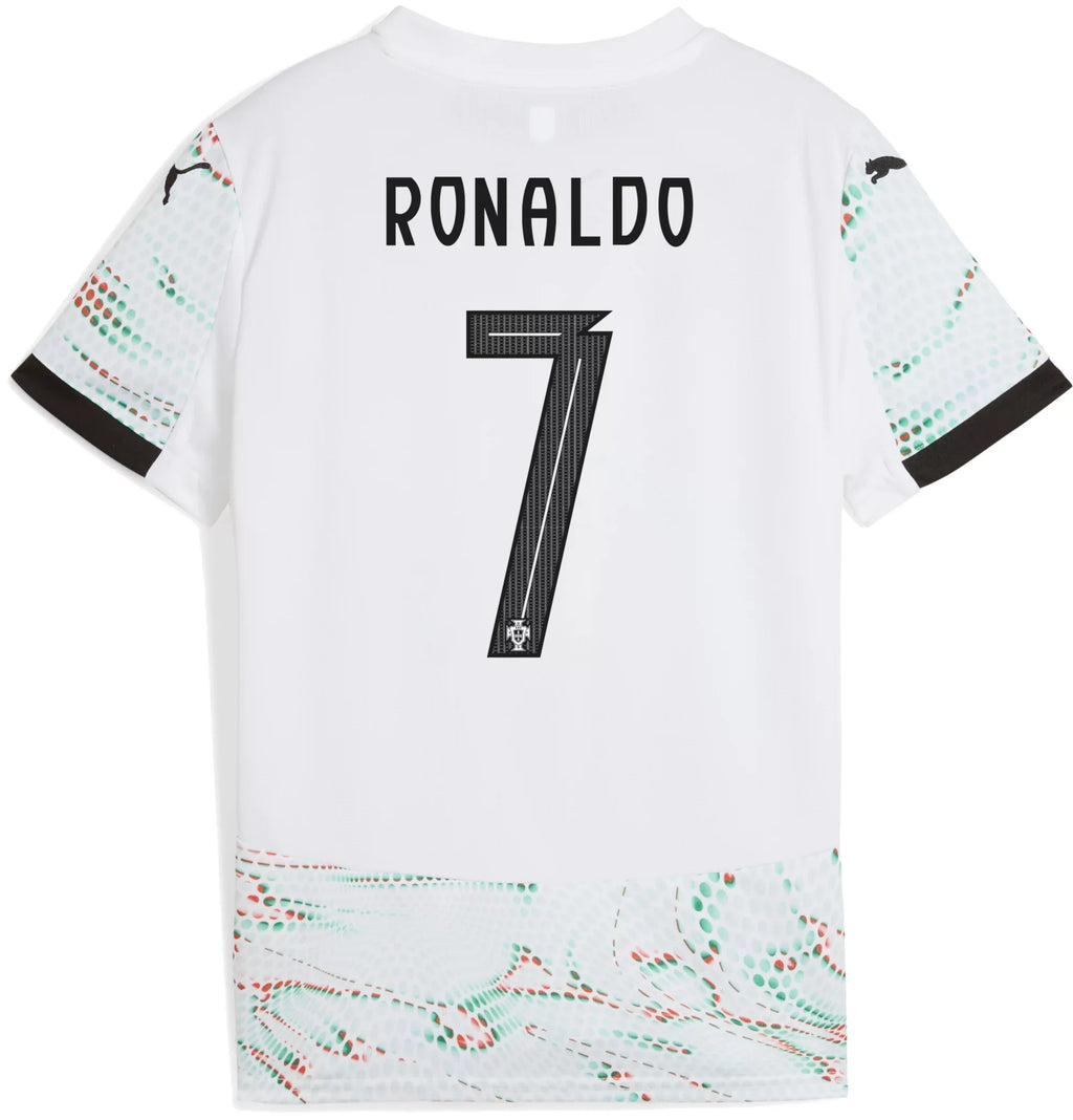 2025 PUMA Cristiano Ronaldo Portugal Youth Away Authentic Jersey
