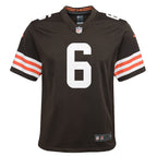 Baker Mayfield Cleveland Browns Nike Youth Game Player Jersey - Brown/White