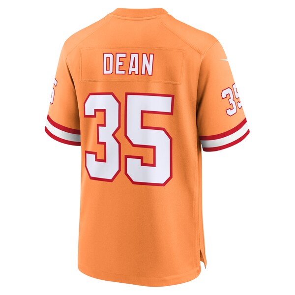 Jamel Dean Tampa Bay Buccaneers Nike Throwback Game Jersey - Orange/Red