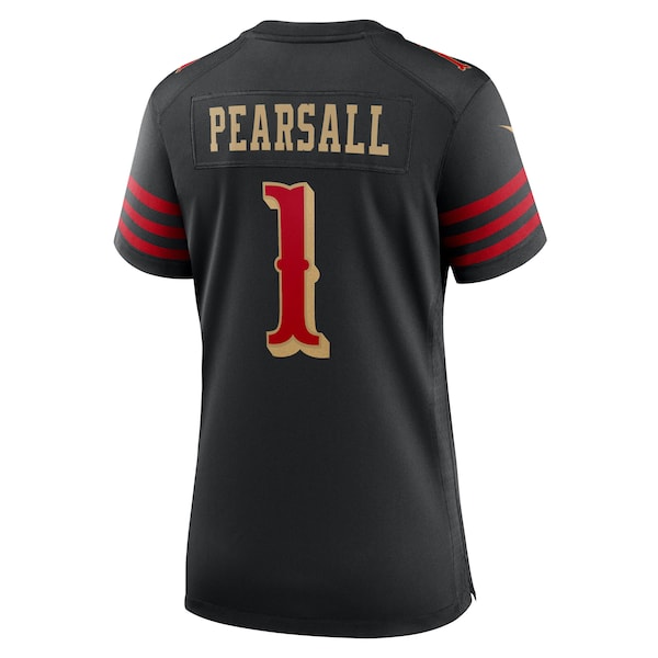 Ricky Pearsall San Francisco 49ers Nike Women's 2025 Rivalries Collection Game Jersey - Black